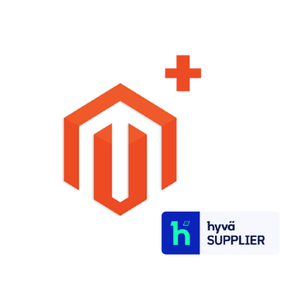 Magento met Hyva supplier logo