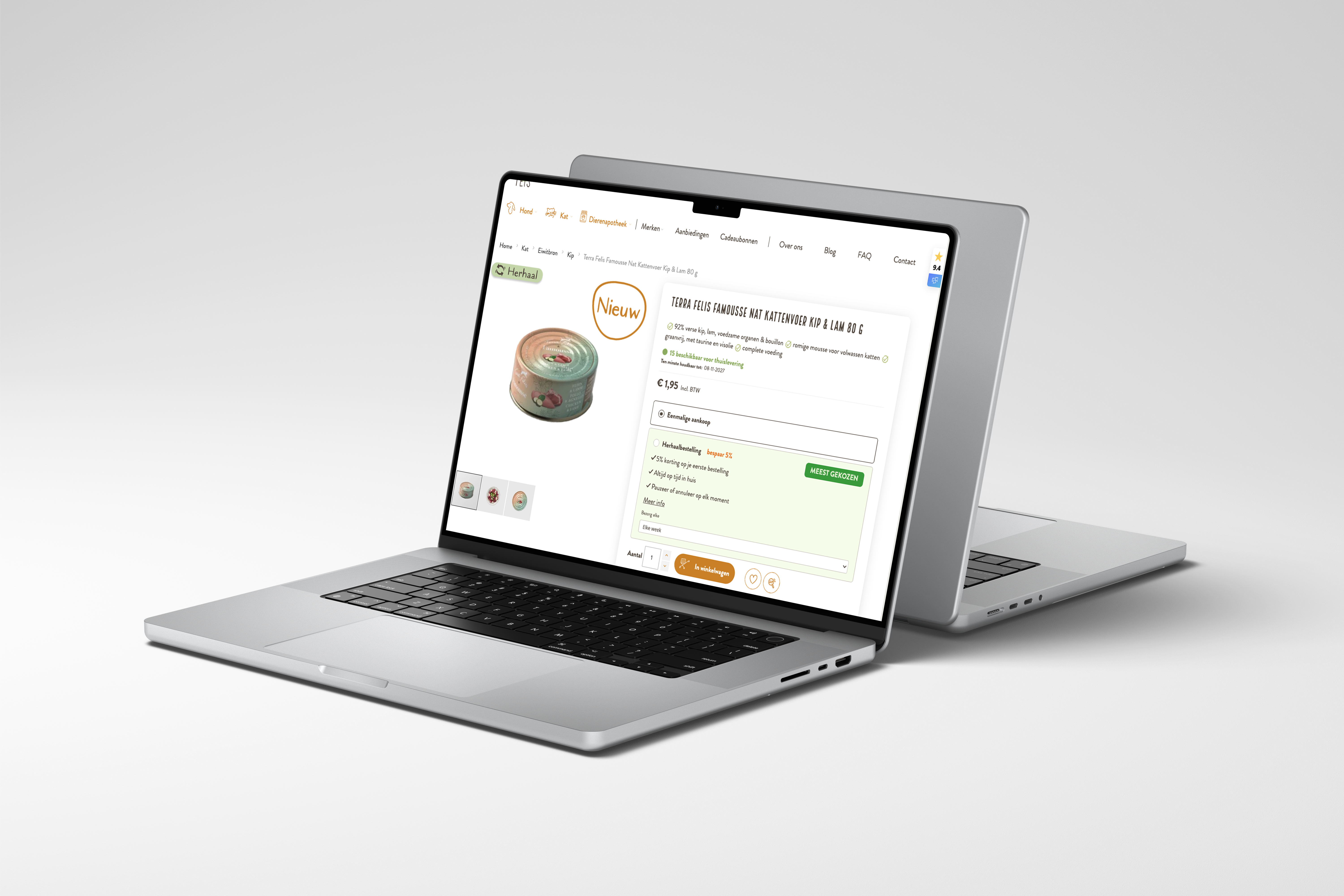 Food4Pets: abonnementen in Magento 