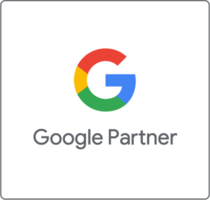 Het logo van Google Partner.