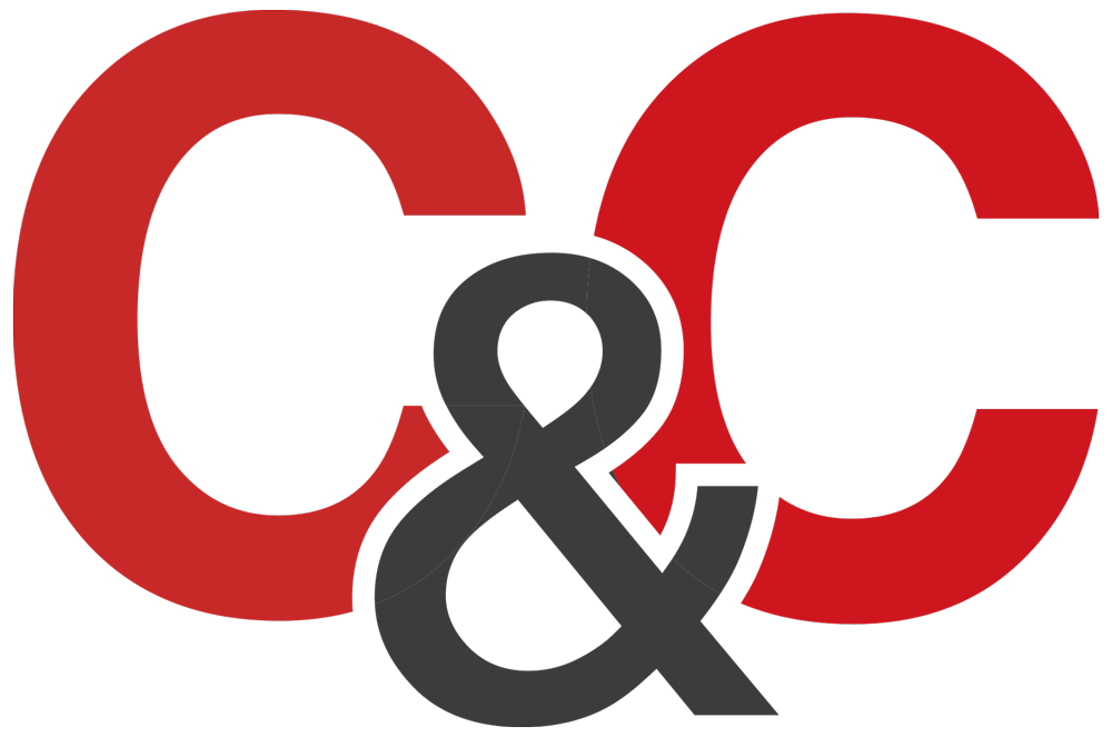 Het logo van C&C.