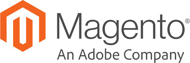 Het logo van Magento.