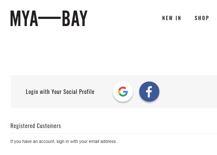 Een webpagina van de webshop van Mya-Bay.