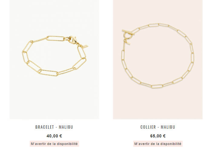Armbandjes die te koop staan op de website van Mya-Bay.